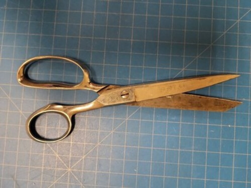 Vintage Wiss Tailor Shears Scissors Steelforged No 138 Sewing Craft Tool